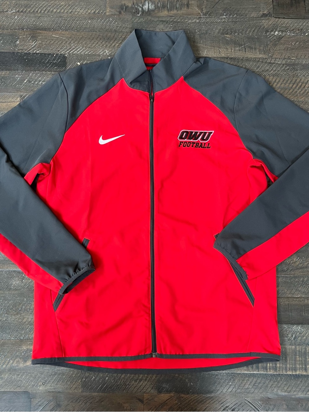 Mens Nike Ohio Wesleyan University OWU Football Full-Zip Jacket